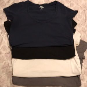 Bundle of Old Navy Fitted Maternity Shirts